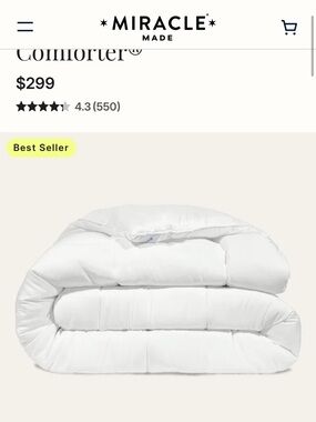 White All-Season Down Alternative Comforter